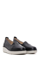 Kadın Siyah Deri Comfort Loafer | Derimod Kadın Siyah Deri Comfort Loafer | Derimod