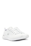 Skechers Women's White Arch Fit Lace-Up Chunky Sole Sneakers | Derimod Skechers Women's White Arch Fit Lace-Up Chunky Sole Sneakers | Derimod