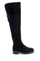 Women's Suede Flat Boots | Derimod Women's Suede Flat Boots | Derimod