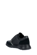 Geox Women's Black Alleniee Suede Detailed Sneaker | Derimod Geox Women's Black Alleniee Suede Detailed Sneaker | Derimod