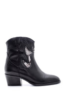 Women's Suede Leather Cowboy Boots | Derimod Women's Suede Leather Cowboy Boots | Derimod
