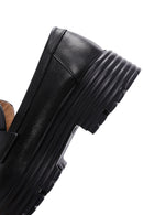 Kadın Siyah Deri Maskülen Loafer | Derimod Kadın Siyah Deri Maskülen Loafer | Derimod