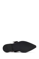 Women's Claret Red Open Back Buckled Patent Leather Ballerinas | Derimod Women's Claret Red Open Back Buckled Patent Leather Ballerinas | Derimod