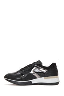 Women's Black Leather Sneaker | Derimod Women's Black Leather Sneaker | Derimod