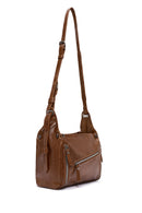 Women's Tan Long Strap Crossbody Bag | Derimod Women's Tan Long Strap Crossbody Bag | Derimod