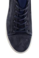 Erkek Mavi Süet Deri Sneaker | Derimod Erkek Mavi Süet Deri Sneaker | Derimod