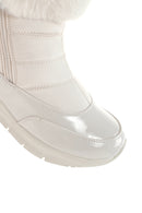 Skechers Kadın Beyaz Arch Fit Smooth - Cool Puff Rugan Kalın Tabanlı Bot | Derimod Skechers Kadın Beyaz Arch Fit Smooth - Cool Puff Rugan Kalın Tabanlı Bot | Derimod
