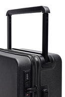 Unisex Black Cabin-Size Suitcase | Derimod Unisex Black Cabin-Size Suitcase | Derimod
