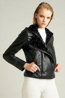 Cindy Women's Leather Jacket | Derimod Cindy Women's Leather Jacket | Derimod