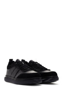 Erkek Siyah Deri Sneaker | Derimod Erkek Siyah Deri Sneaker | Derimod