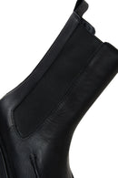 Women's Black Leather Chelsea Boots | Derimod Women's Black Leather Chelsea Boots | Derimod