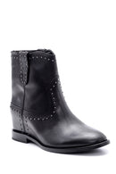 Women's Studded Detailed Leather Boots | Derimod Women's Studded Detailed Leather Boots | Derimod