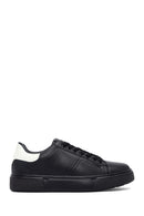 Erkek Siyah Bağcıklı Kalın Tabanlı Sneaker | Derimod Erkek Siyah Bağcıklı Kalın Tabanlı Sneaker | Derimod