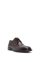 Men's Brown Laced Leather Classic Shoes | Derimod Men's Brown Laced Leather Classic Shoes | Derimod
