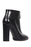 Women's Zipper Detailed Leather Boots | Derimod Women's Zipper Detailed Leather Boots | Derimod