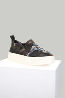 Embroidered Women's Sneaker | Derimod Embroidered Women's Sneaker | Derimod