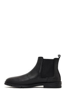 Men's Black Leather Chelsea Boot | Derimod Men's Black Leather Chelsea Boot | Derimod