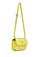 Women's Yellow Printed Long Strap Crossbody Bag | Derimod Women's Yellow Printed Long Strap Crossbody Bag | Derimod