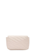Women's Cream Long Strap Quilted Mini Crossbody Bag | Derimod Women's Cream Long Strap Quilted Mini Crossbody Bag | Derimod