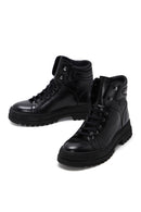 Men's Black Leather Boots | Derimod Men's Black Leather Boots | Derimod
