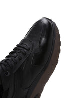 Erkek Siyah Deri Sneaker | Derimod Erkek Siyah Deri Sneaker | Derimod
