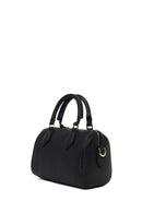 Woman Black Long-Strap Leather Shoulder Bag | Derimod Woman Black Long-Strap Leather Shoulder Bag | Derimod