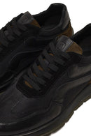 Erkek Yeşil Bağcıklı Deri Sneaker | Derimod Erkek Yeşil Bağcıklı Deri Sneaker | Derimod