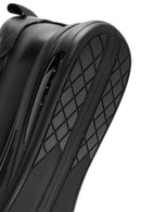 Erkek Siyah Bağcıklı Deri Sneaker | Derimod Erkek Siyah Bağcıklı Deri Sneaker | Derimod