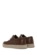Men's Brown Lace-up Leather Casual Shoes | Derimod Men's Brown Lace-up Leather Casual Shoes | Derimod