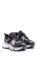 Women's High-Sole Patterned Sneaker | Derimod Women's High-Sole Patterned Sneaker | Derimod