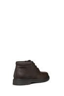 Geox Men's Brown U Spherica Ec1 Lace-Up Leather Combat Boots | Derimod Geox Men's Brown U Spherica Ec1 Lace-Up Leather Combat Boots | Derimod