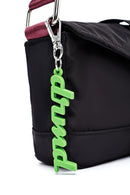 Women's Black Long Strap Mini Fabric Crossbody Bag | Derimod Women's Black Long Strap Mini Fabric Crossbody Bag | Derimod