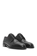 Men's Black Laced Leather Classic Shoes | Derimod Men's Black Laced Leather Classic Shoes | Derimod