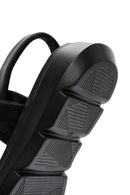 Women's Black Thick Soled Sandals | Derimod Women's Black Thick Soled Sandals | Derimod
