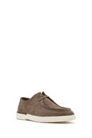 Men's Beige Suede Leather Casual Shoes | Derimod Men's Beige Suede Leather Casual Shoes | Derimod