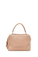 Women's Mink Printed Long Shoulder Bag | Derimod Women's Mink Printed Long Shoulder Bag | Derimod