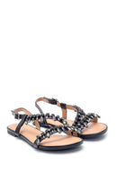 Women's Casual Stone Detailed Sandals | Derimod Women's Casual Stone Detailed Sandals | Derimod