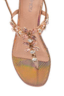 Women's Stone Detailed Sandals | Derimod Women's Stone Detailed Sandals | Derimod