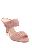 Women's Leather Heeled Slippers | Derimod Women's Leather Heeled Slippers | Derimod