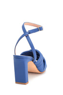 Women's Casual Heeled Leather Sandals | Derimod Women's Casual Heeled Leather Sandals | Derimod