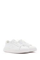 Alberto Guardiani Erkek Beyaz Winner Deri Sneaker | Derimod Alberto Guardiani Erkek Beyaz Winner Deri Sneaker | Derimod