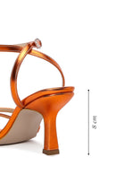 Women's Orange Ankle Strap Heel Sandals | Derimod Women's Orange Ankle Strap Heel Sandals | Derimod