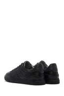Men's Black Lace-up Leather Sneaker | Derimod Men's Black Lace-up Leather Sneaker | Derimod