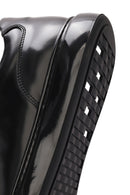 Men's Black Lace-up Leather Sneaker | Derimod Men's Black Lace-up Leather Sneaker | Derimod