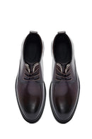 Male Brown Lace-up Leather Casual Shoes | Derimod Male Brown Lace-up Leather Casual Shoes | Derimod