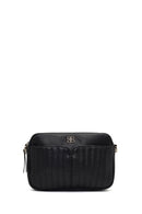 Woman Black Long-Strap Crossbody Bag | Derimod Woman Black Long-Strap Crossbody Bag | Derimod