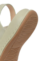 Women's Green Chunky Sole Comfort Sandals | Derimod Women's Green Chunky Sole Comfort Sandals | Derimod