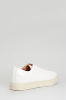 White Men's Leather Sneaker | Derimod White Men's Leather Sneaker | Derimod