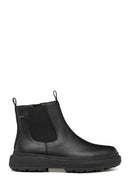 Geox Woman Siyah Leather Chelsea Bot | Derimod Geox Woman Siyah Leather Chelsea Bot | Derimod