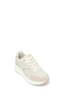 Woman Beige Lace-Up Wedge Sneaker | Derimod Woman Beige Lace-Up Wedge Sneaker | Derimod